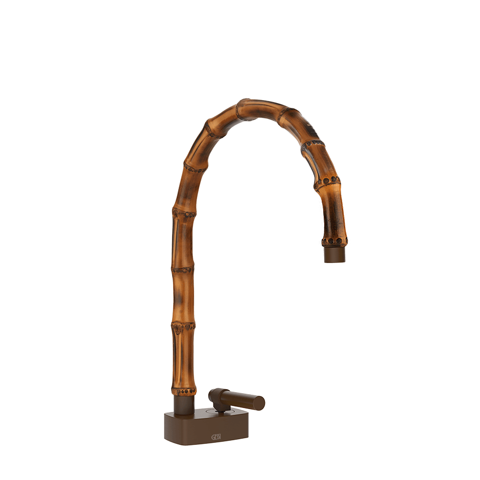 Gessi Washbasin Mixer 77019 in Dark Bronze