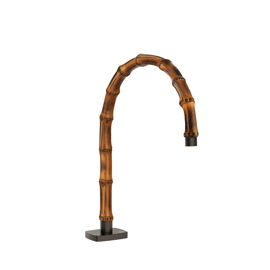 Gessi Basin Spout 77025 in Black Metal Br. Pvd