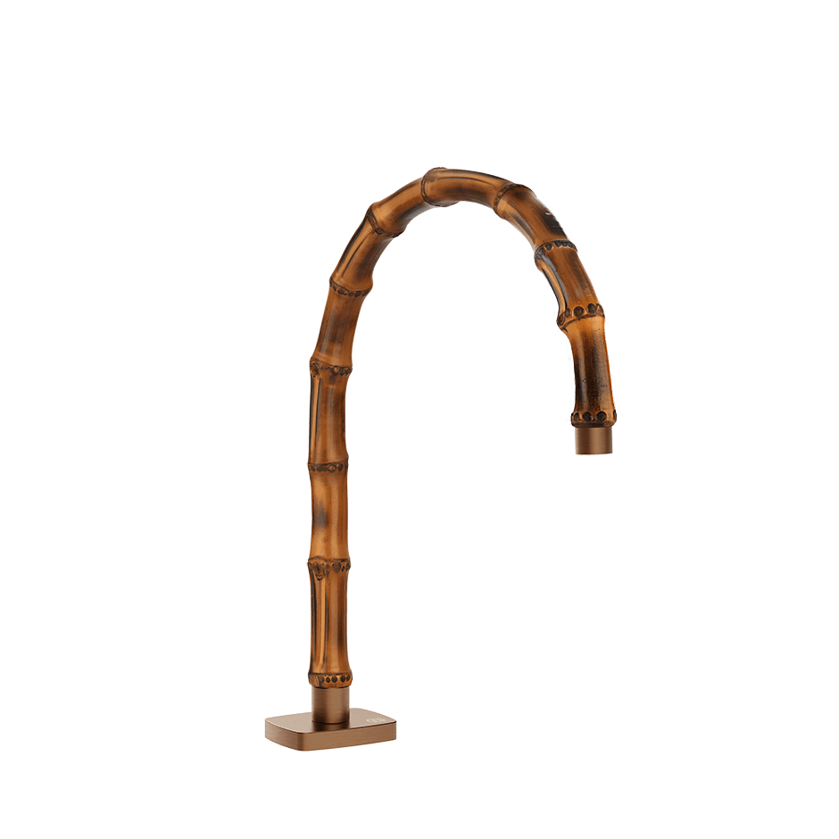 Gessi Basin Spout 77025 in Copper Brushed Pvd