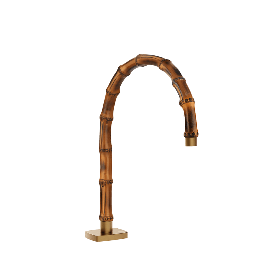 Gessi Basin Spout 77025 in Warm Bronze Br. Pvd