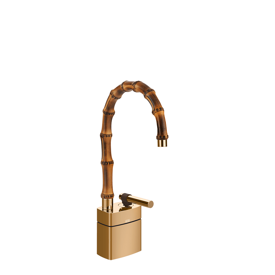 Gessi Washbasin Mixer 77027 in Warm Bronze Pvd