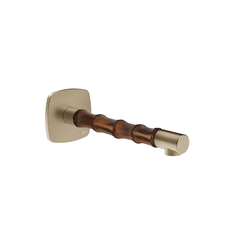 Gessi Basin Spout 77031 in Finox Brushed Nickel