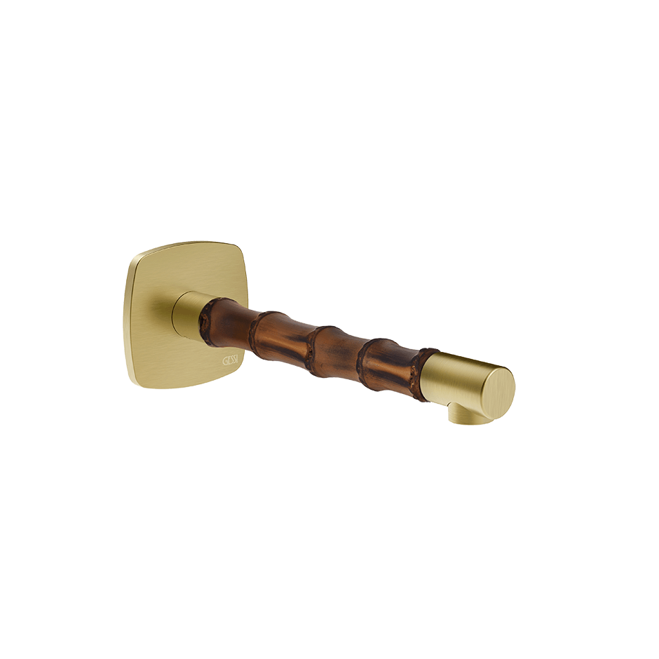 Gessi Basin Spout 77031 in Brass Brushed Pvd