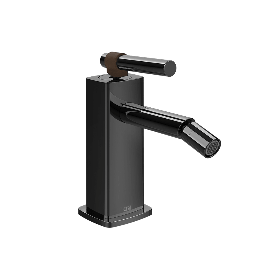 Gessi Bidet Mixer 77068 in Black Metal Pvd