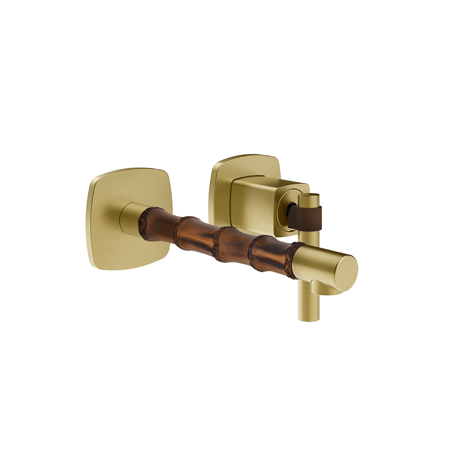 Gessi Washbasin Mixer 77088 in Brass Brushed Pvd