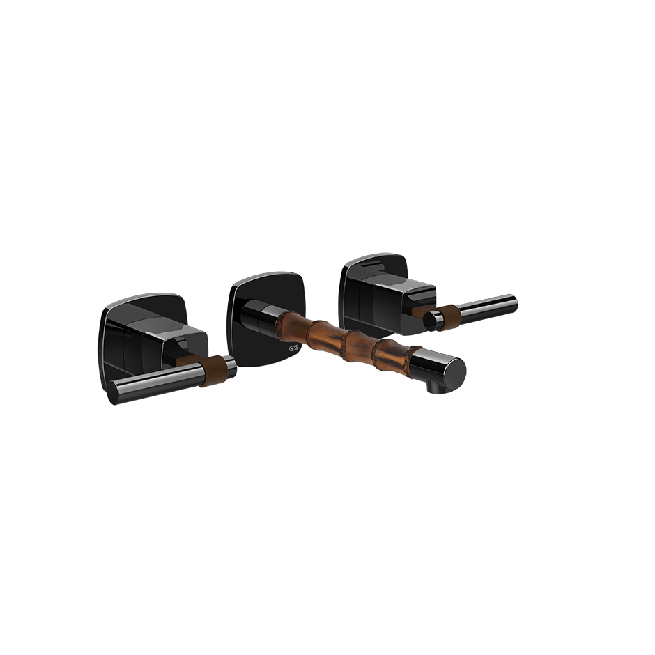 Gessi Washbasin Group 77090 in Black Metal Pvd