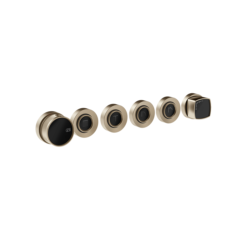 Gessi Shower Mixer 77138 in Finox Brushed Nickel