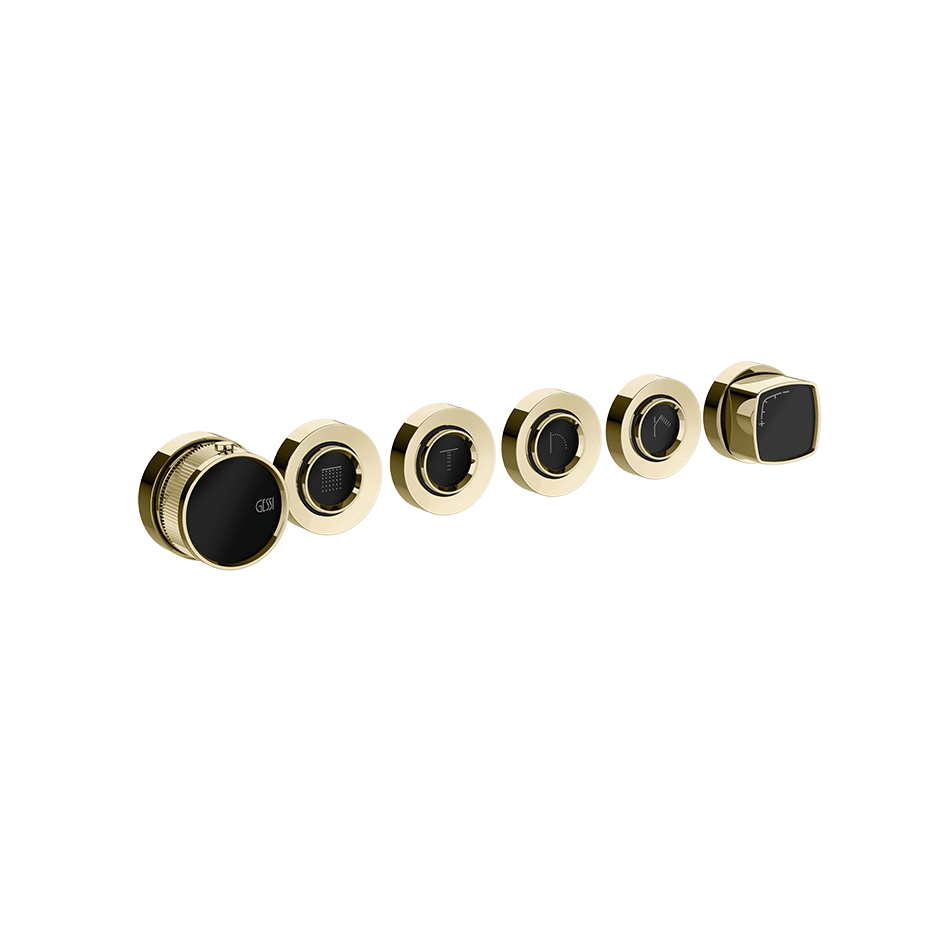 Gessi Shower Mixer 77138 in Brass Pvd