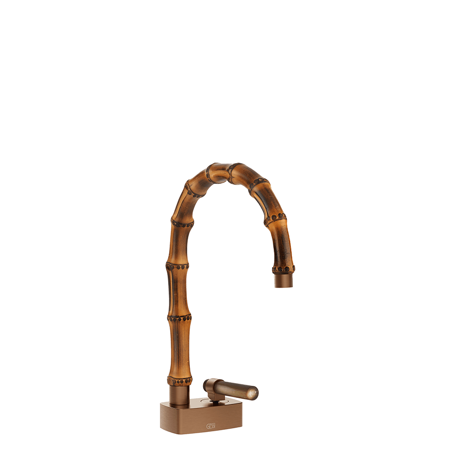 Gessi Washbasin Mixer 77201 in Copper Brushed Pvd
