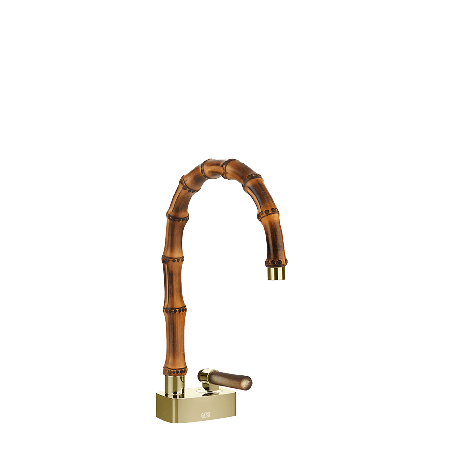 Gessi Washbasin Mixer 77201 in Brass Pvd