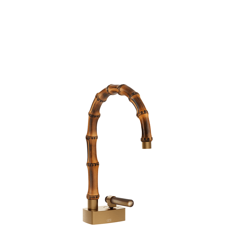 Gessi Washbasin Mixer 77201 in Warm Bronze Br. Pvd