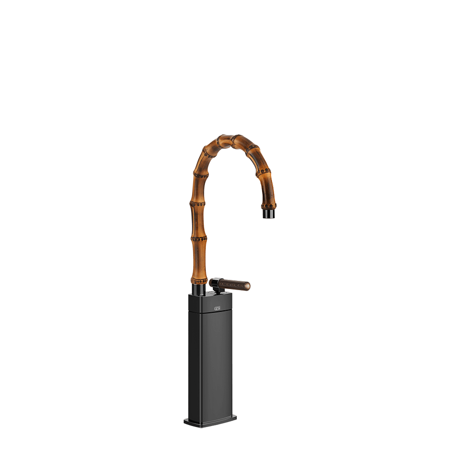 Gessi Washbasin Mixer 77205 in Black Metal Pvd