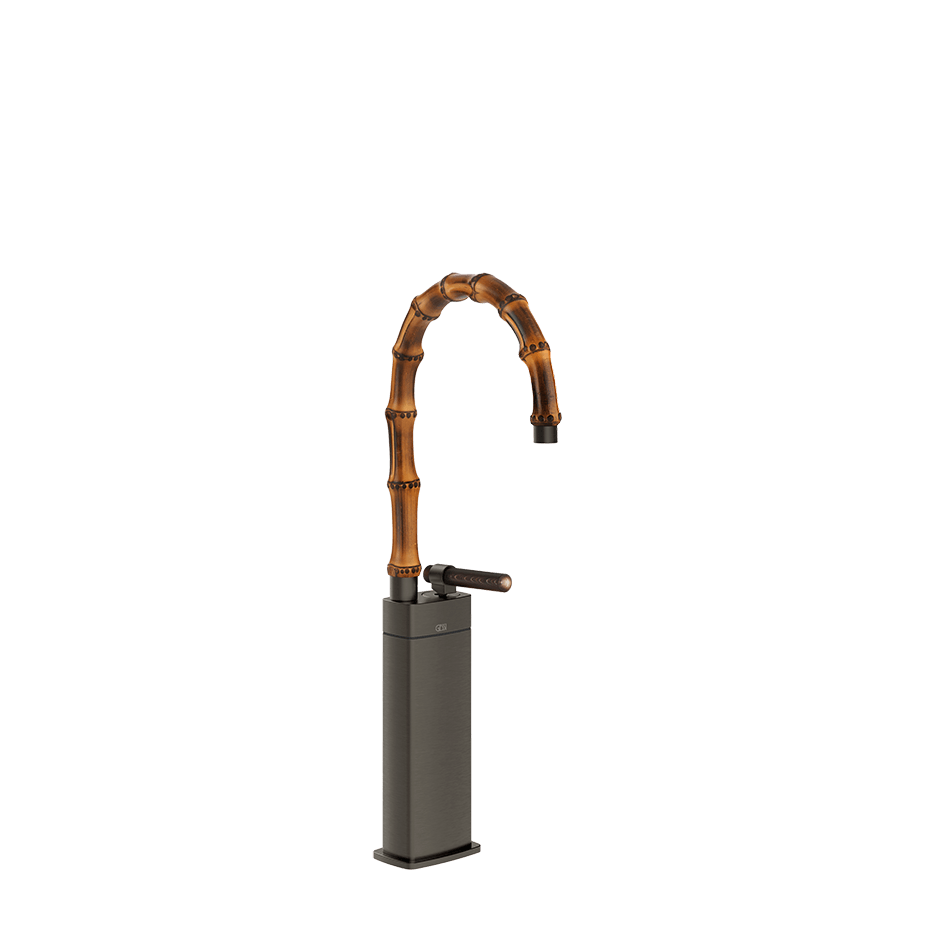 Gessi Washbasin Mixer 77205 in Black Metal Br. Pvd