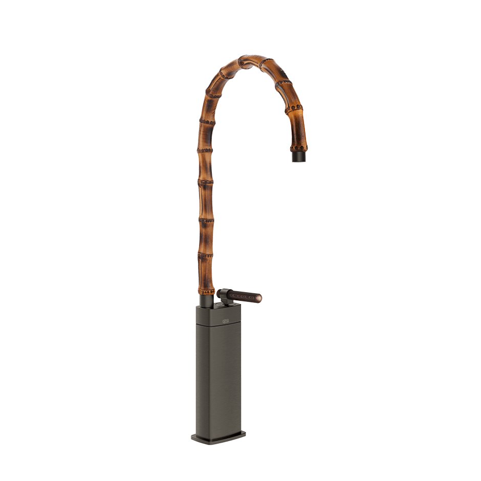 Gessi Washbasin Mixer 77209 in Black Metal Br. Pvd