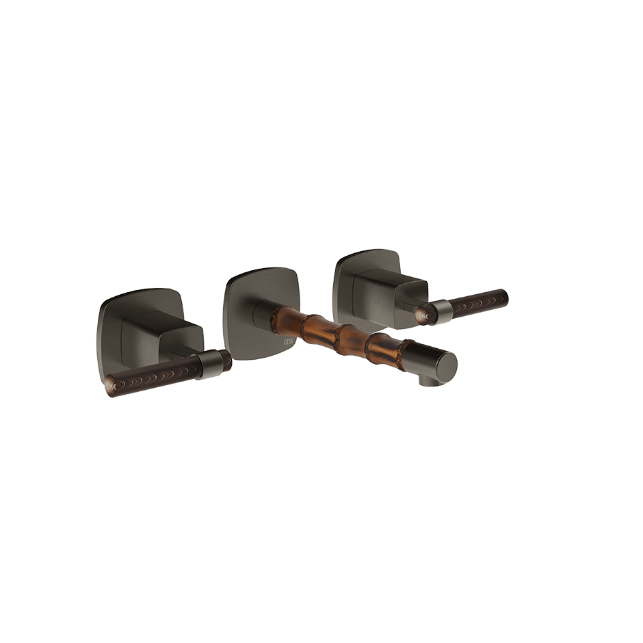 Gessi Washbasin Group 77290 in Black Metal Br. Pvd
