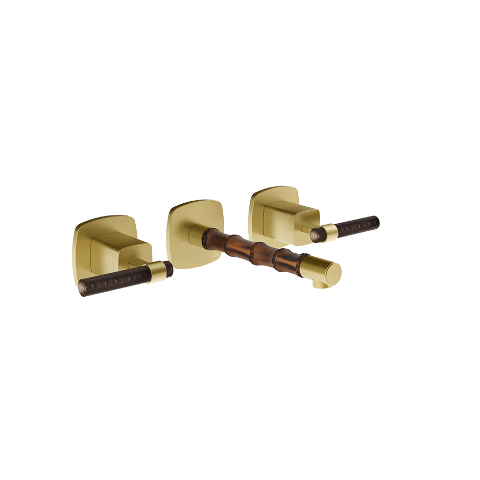 Gessi Washbasin Group 77290 in Brass Brushed Pvd