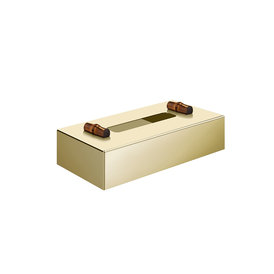 Gessi Tissue Box 77571 in Brass Pvd