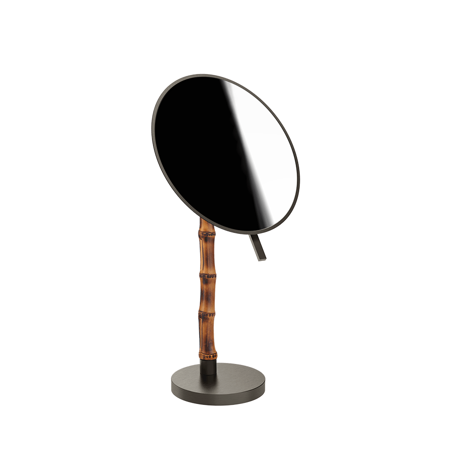 Gessi Cosmetic Mirror 77573 in Black Metal Br. Pvd