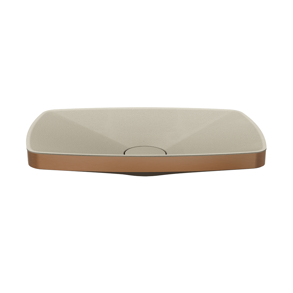 Gessi Washbasin 77612 in Copper Brushed Pvd