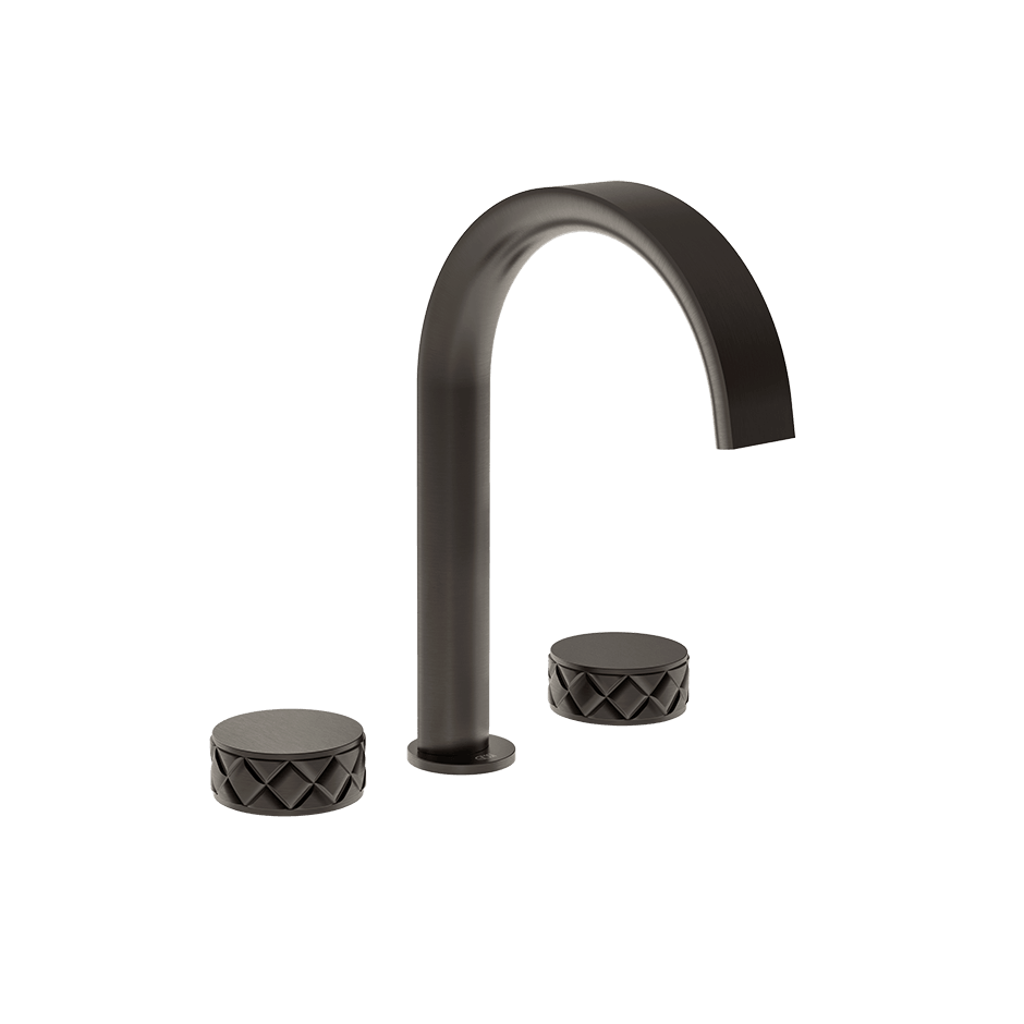 Gessi Washbasin Group 78013 in Black Metal Br. Pvd