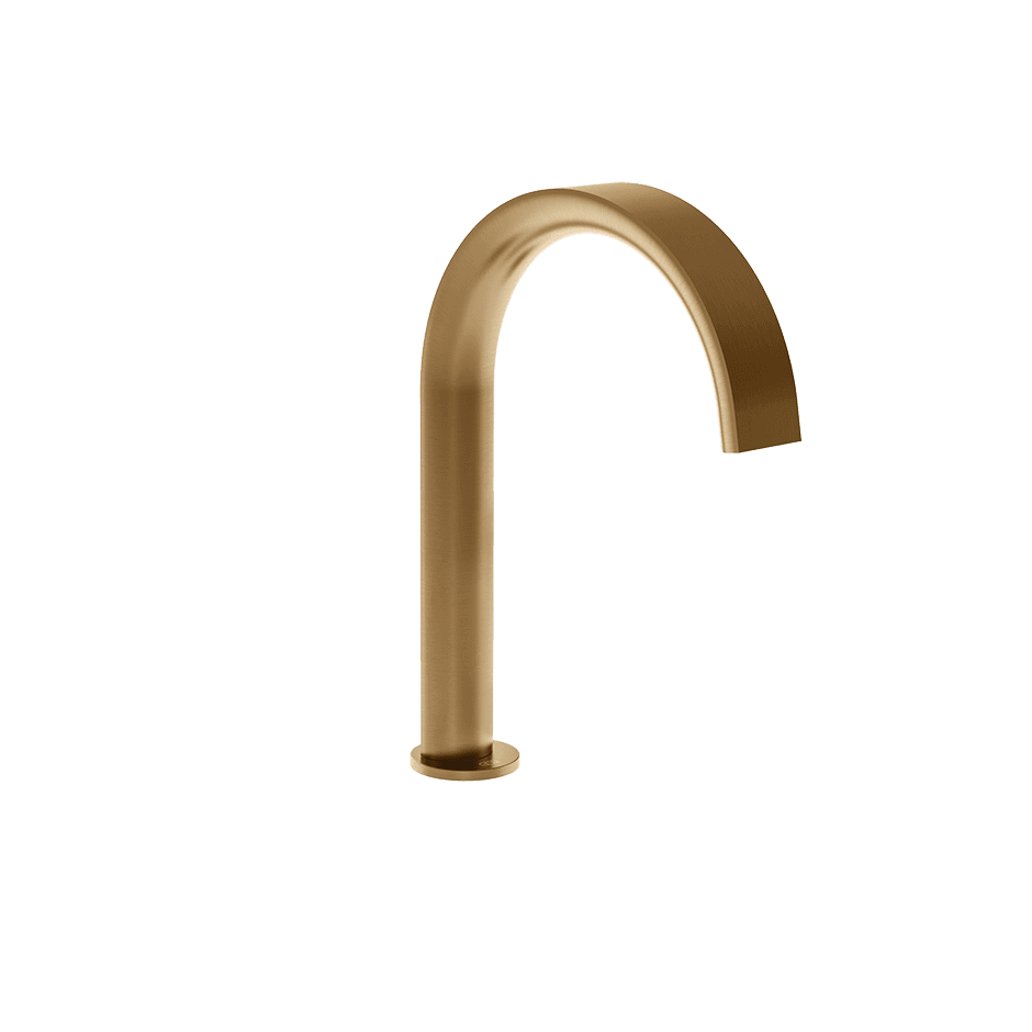 Gessi Basin Spout 78021 in Warm Bronze Br. Pvd