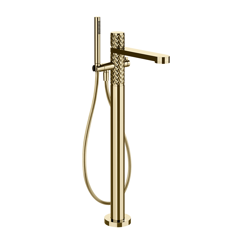 Gessi Bath Mixer 78028 in Brass Pvd