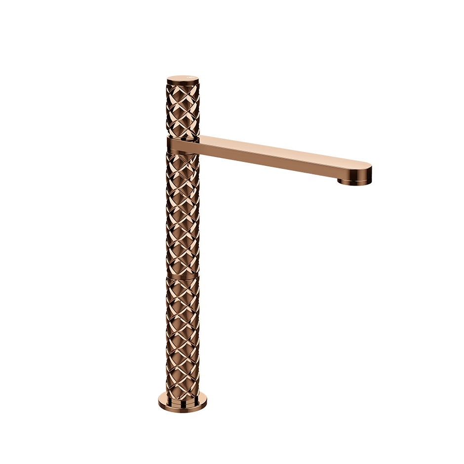 Gessi Washbasin Mixer 78053 in Copper Pvd