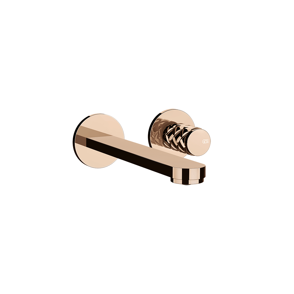 Gessi Washbasin Mixer 78088 in Copper Pvd