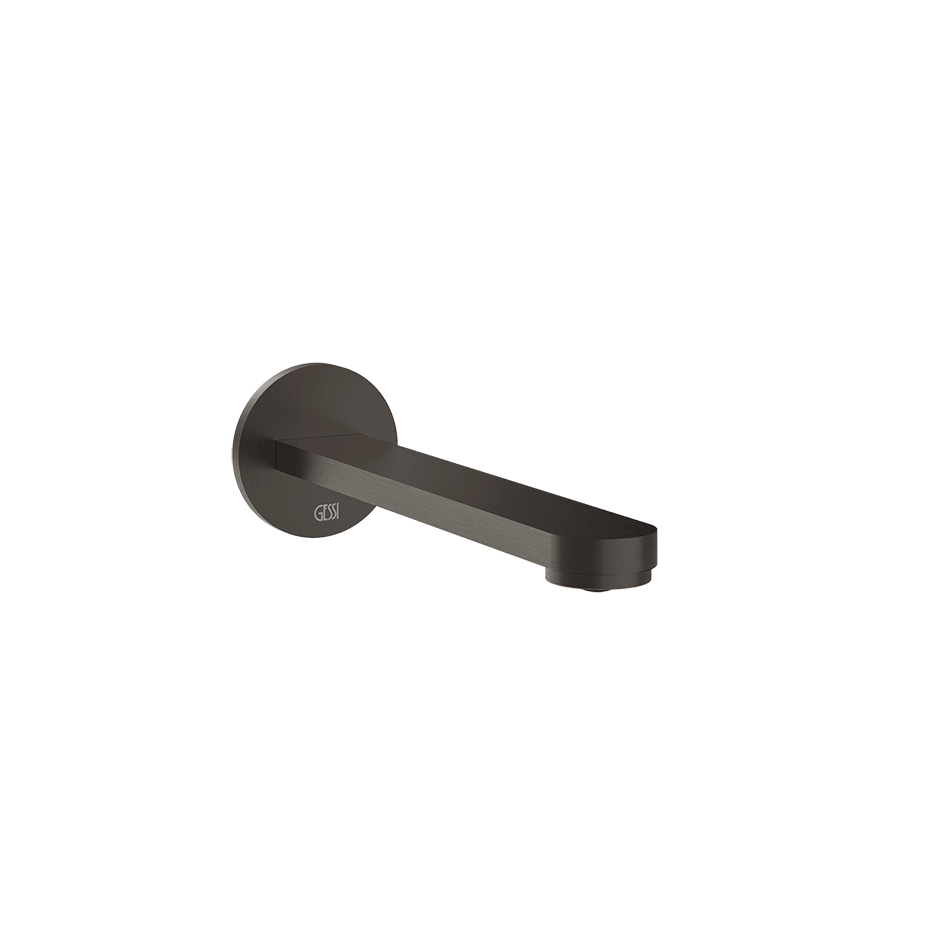 Gessi Basin Spout 78102 in Black Metal Br. Pvd