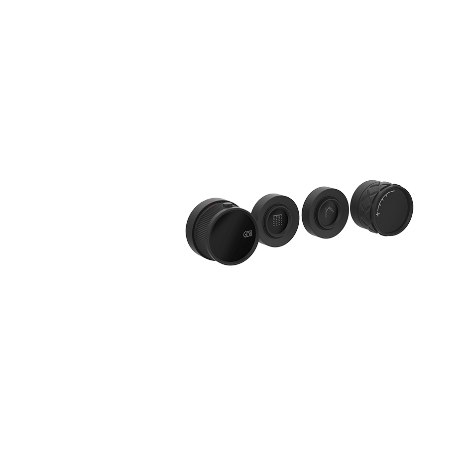 Gessi Shower Mixer 78134 in Matte Black