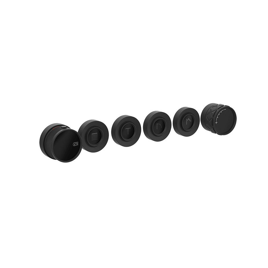 Gessi Shower Mixer 78138 in Matte Black