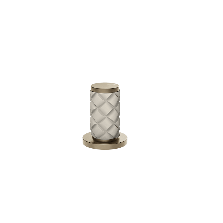 Gessi Separate Control 78200 in Crème/Finox Brushed Nickel