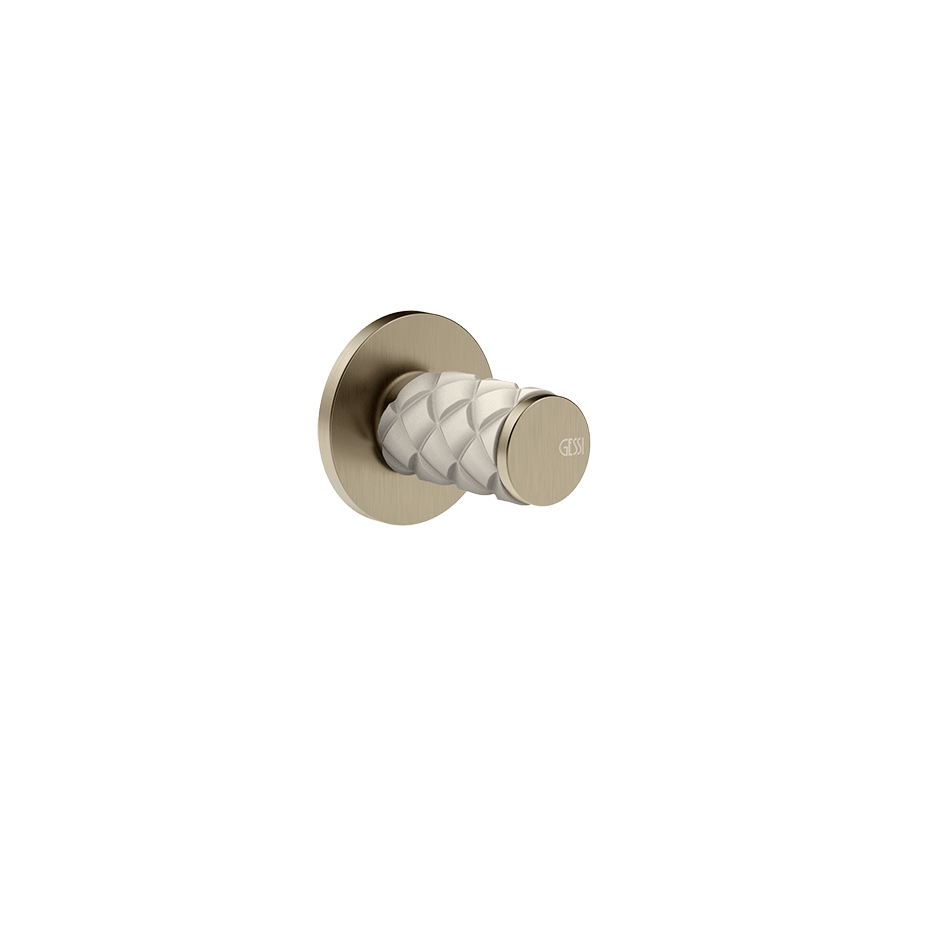 Gessi Separate Control 78209 in Crème/Finox Brushed Nickel