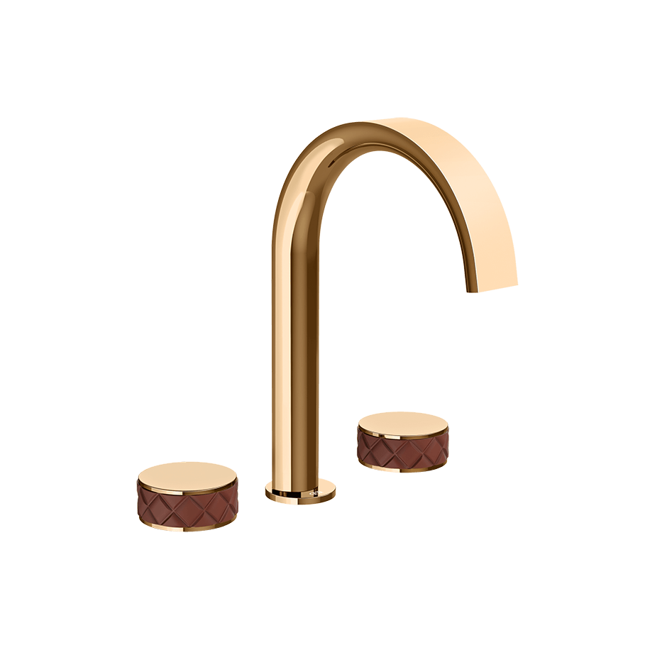Gessi Washbasin Group 78213 in Red Cherry/Warm Bronze Pvd