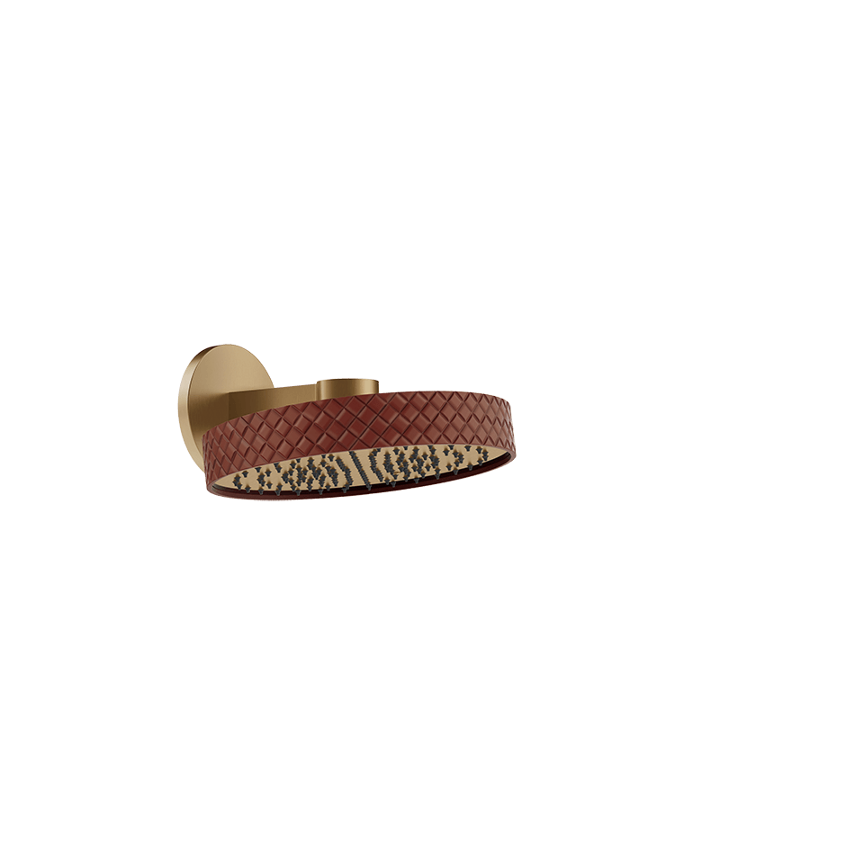 Gessi Showerhead 78248 in Red Cherry/Warm Bronze Br. Pvd