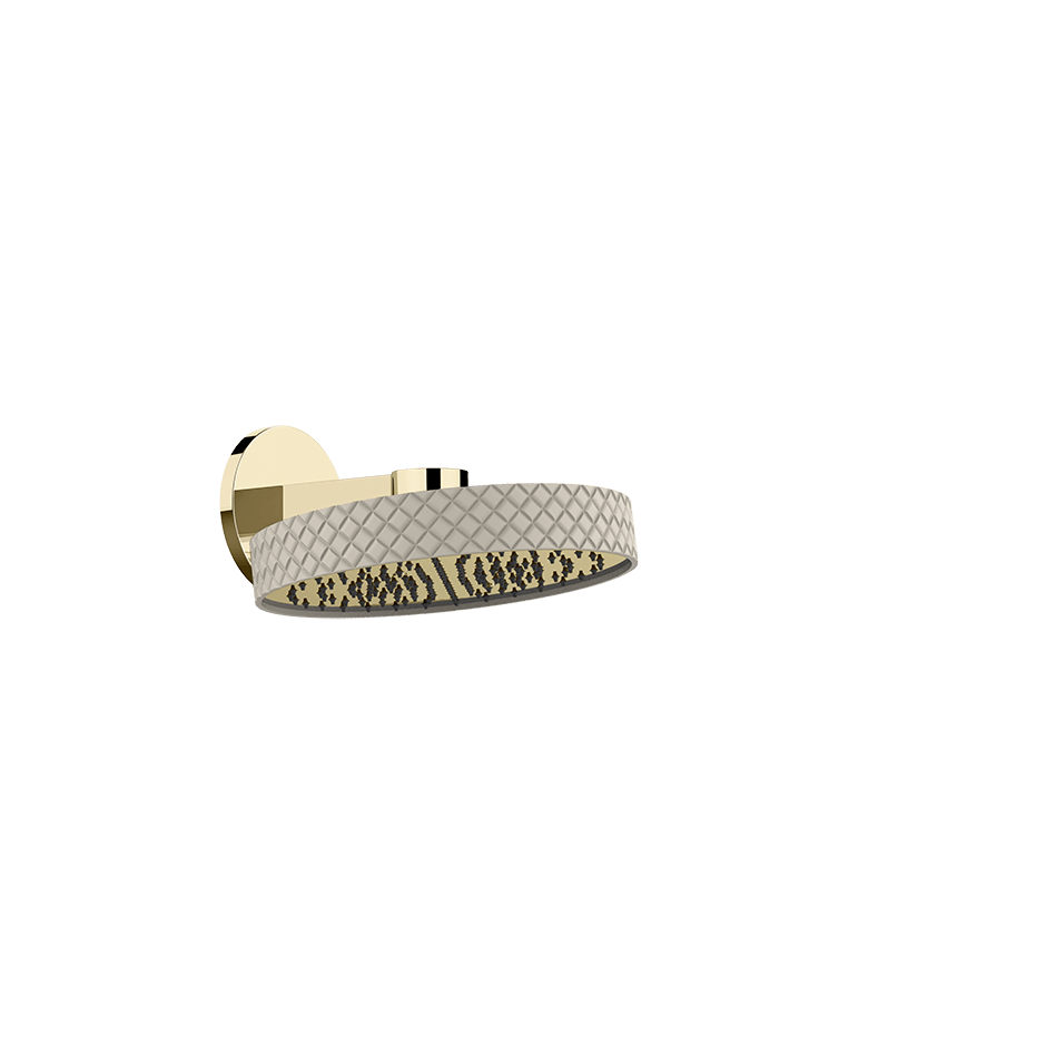 Gessi Showerhead 78248 in Crème/Brass Pvd