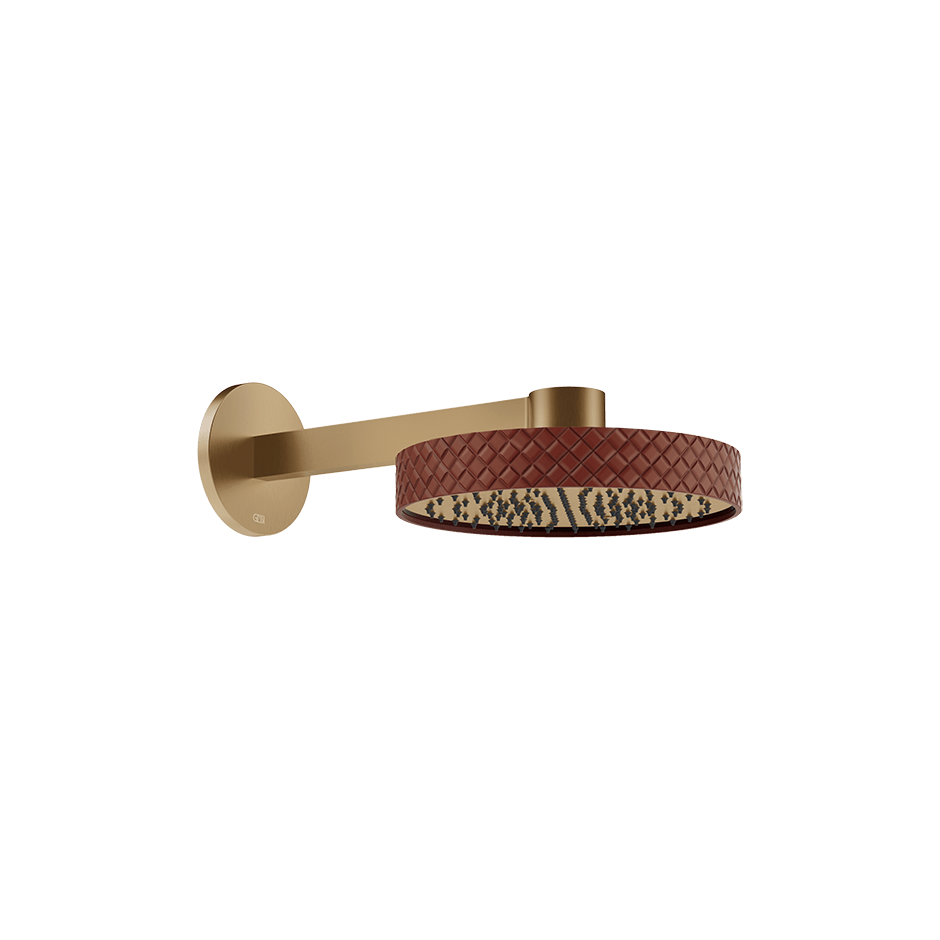Gessi Showerhead 78249 in Red Cherry/Warm Bronze Br. Pvd