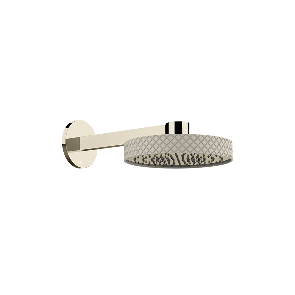 Gessi Showerhead 78249 in Crème/Nickel Pvd