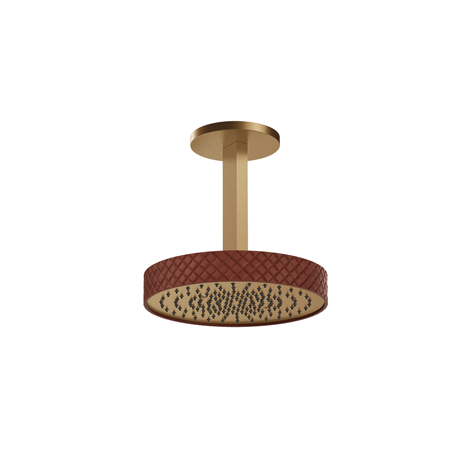 Gessi Showerhead 78250 in Red Cherry/Warm Bronze Br. Pvd