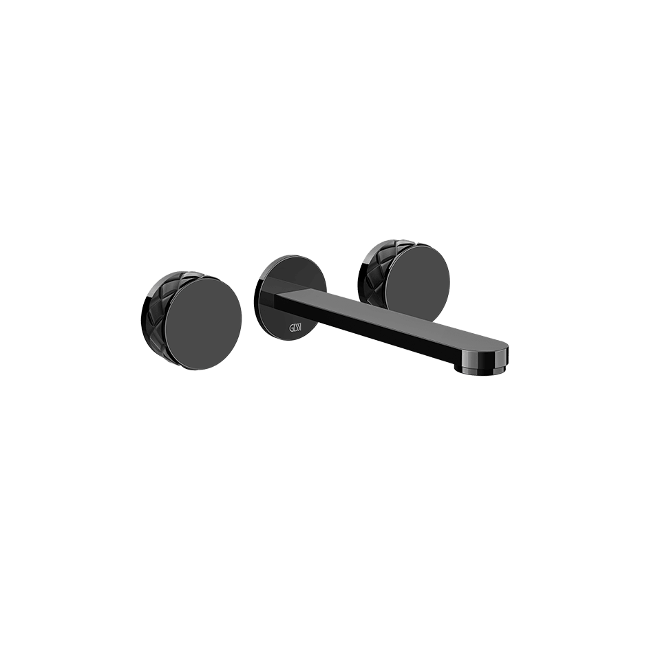 Gessi Washbasin Group 78290 in Nero/Black Metal Pvd