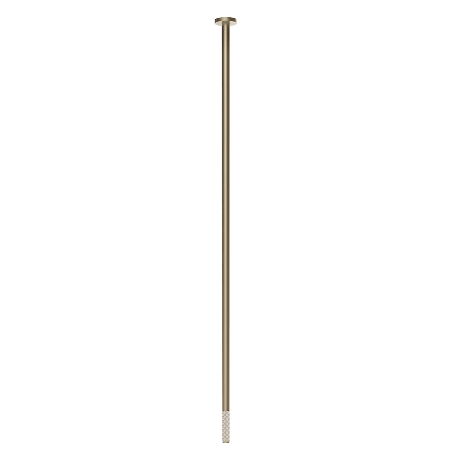 Gessi Basin Spout 78296 in Crème/Finox Brushed Nickel