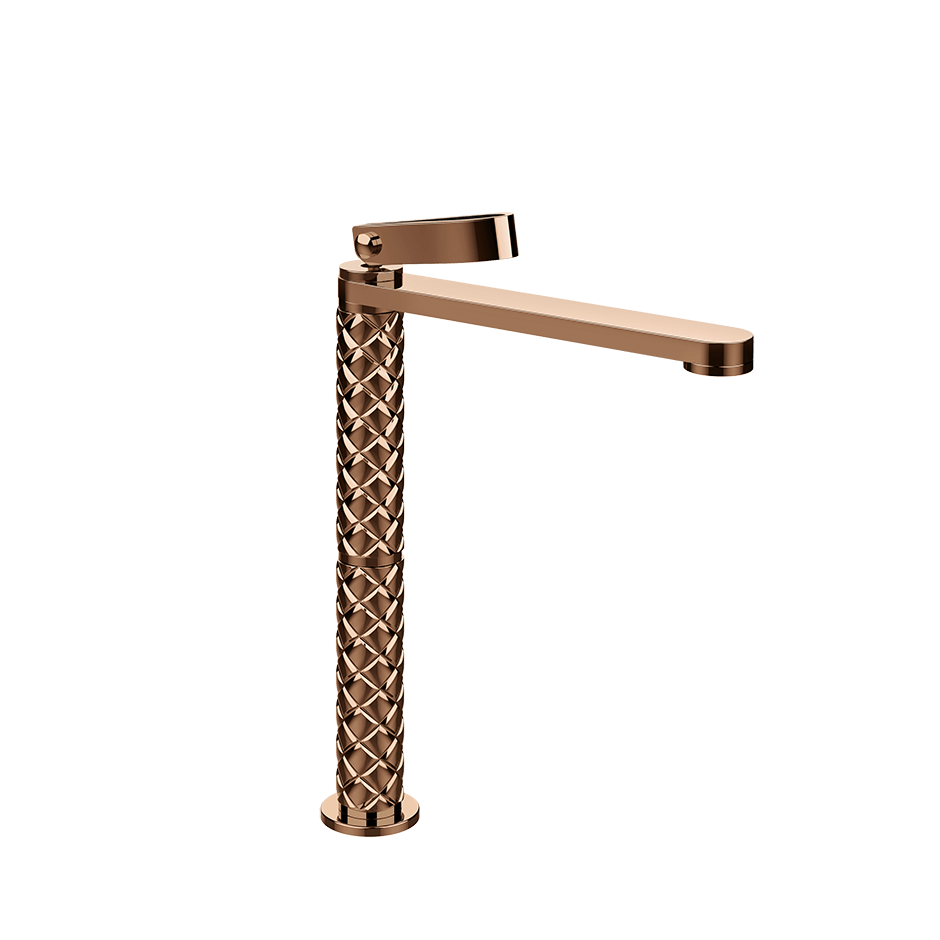 Gessi Washbasin Mixer 78353 in Copper Pvd