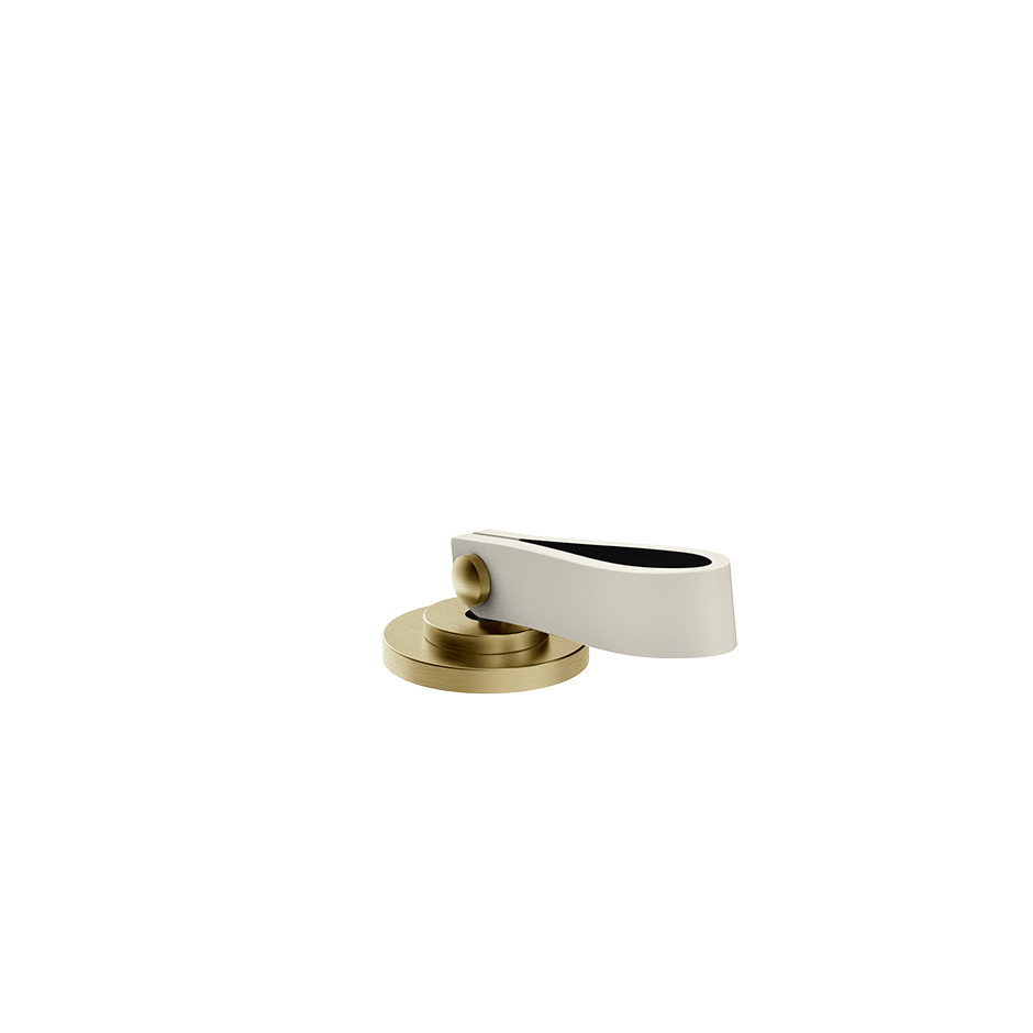 Gessi Separate Control 78400 in Crème/Brass Brushed Pvd