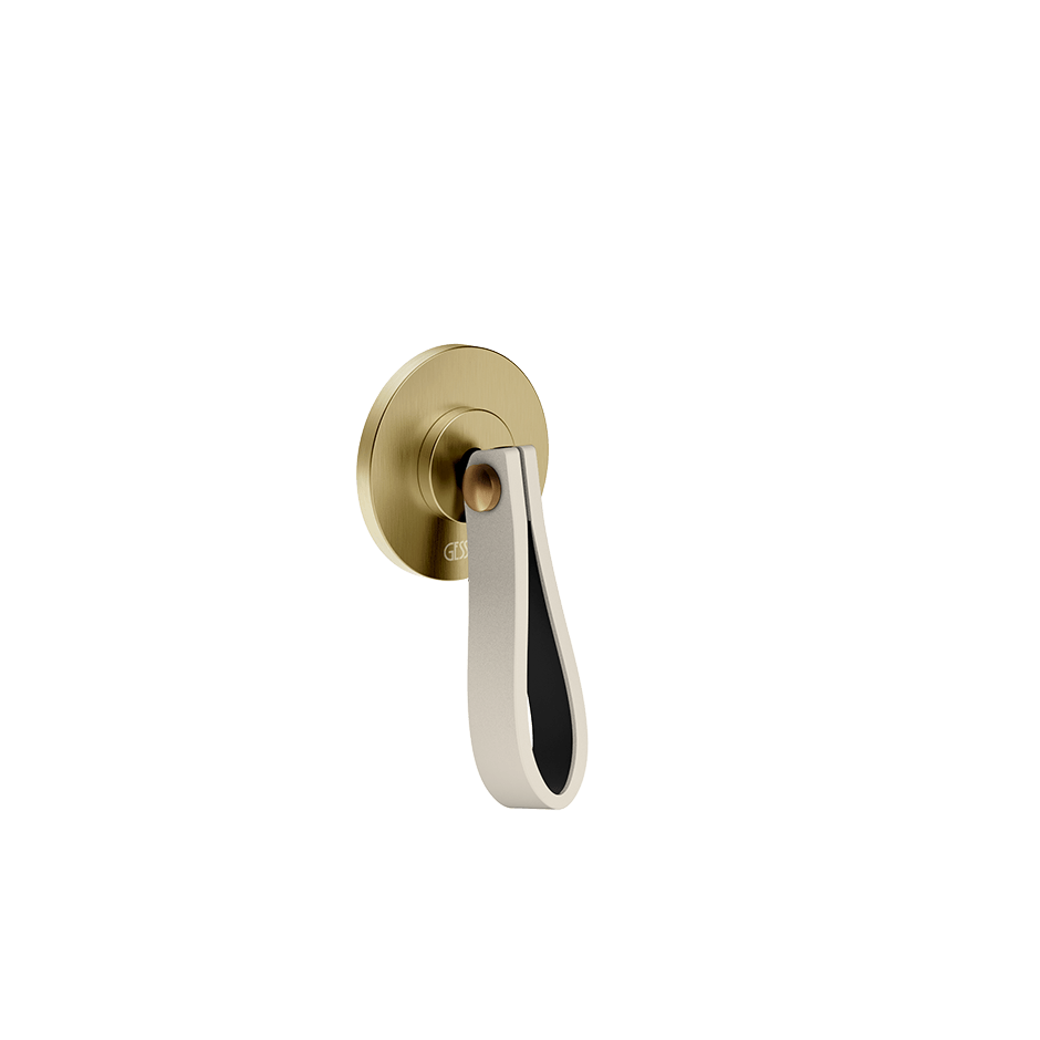 Gessi Separate Control 78409 in Crème/Brass Brushed Pvd