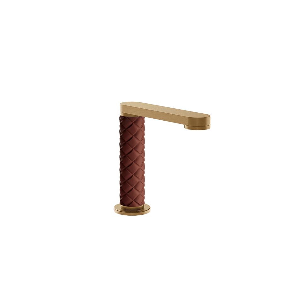 Gessi Basin Spout 78421 in Red Cherry/Warm Bronze Br. Pvd