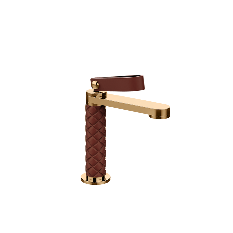 Gessi Washbasin Mixer 78451 in Red Cherry/Warm Bronze Pvd