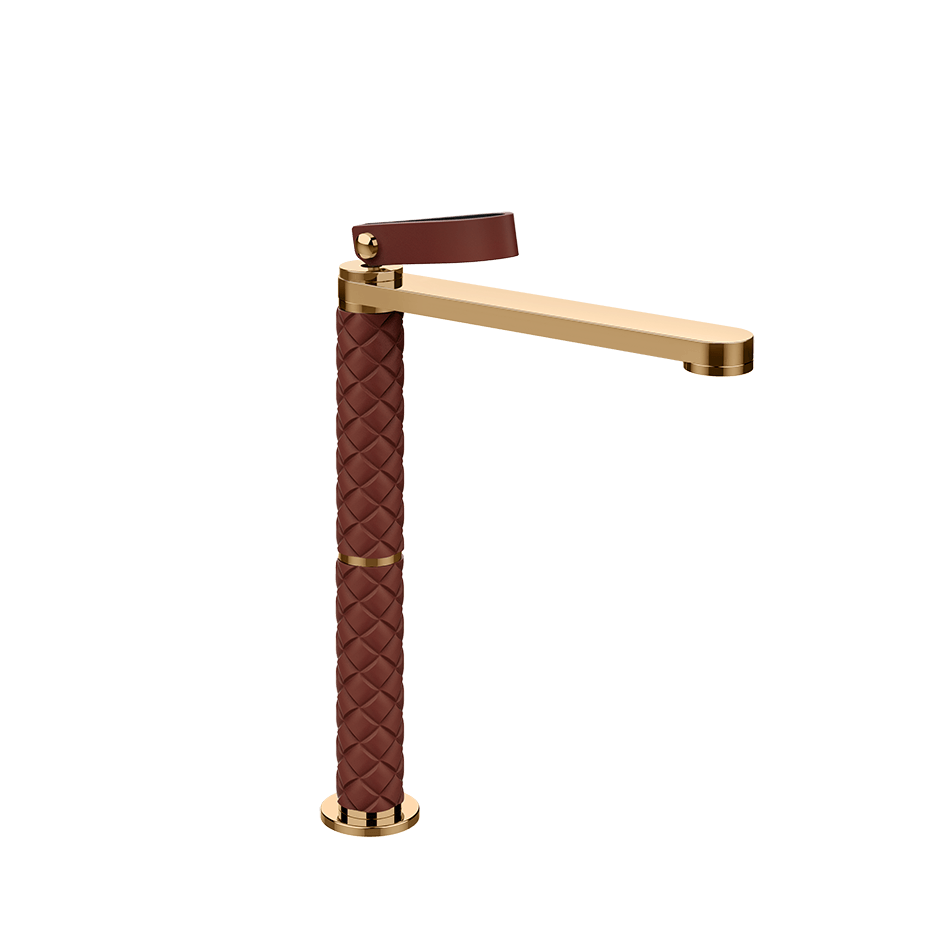 Gessi Washbasin Mixer 78453 in Red Cherry/Warm Bronze Pvd