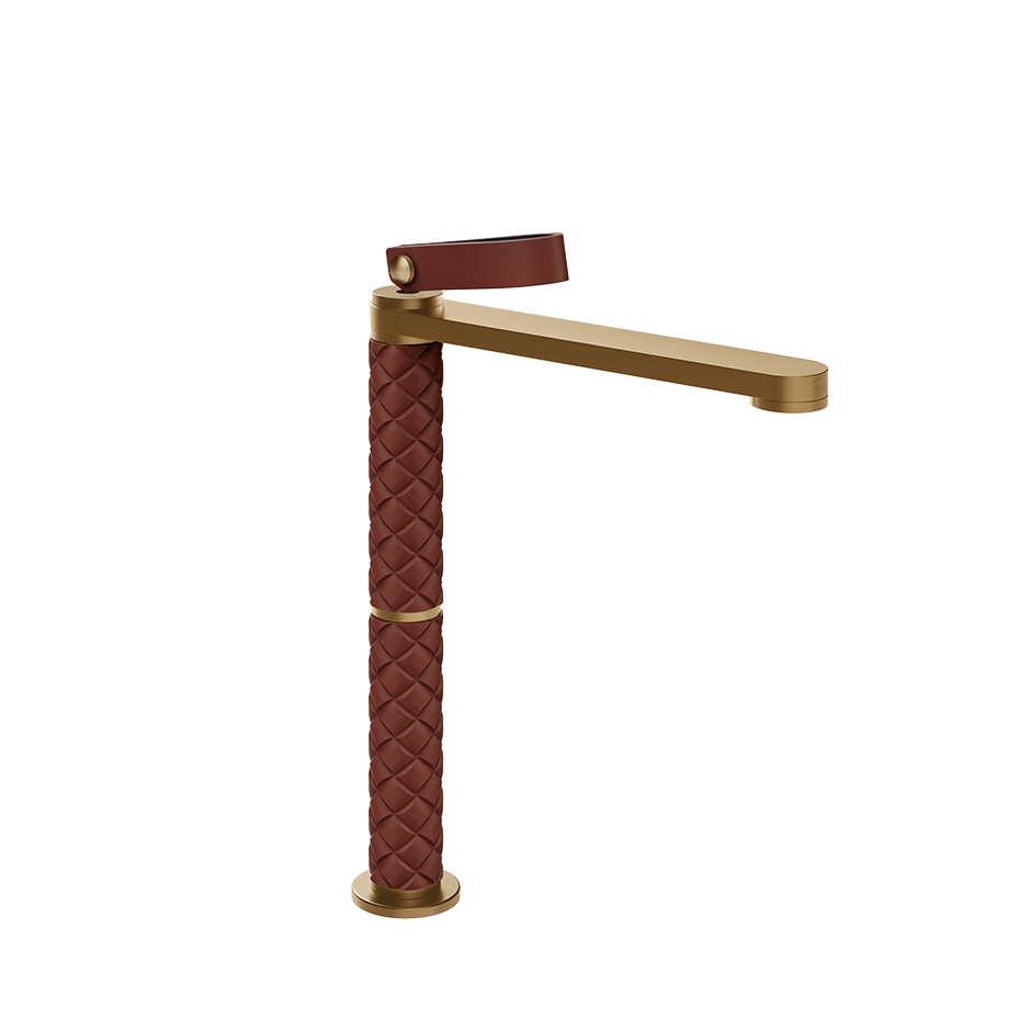 Gessi Washbasin Mixer 78453 in Red Cherry/Warm Bronze Br. Pvd