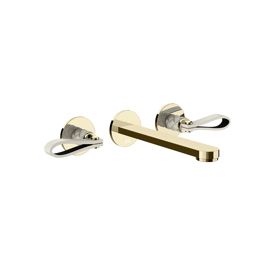 Gessi Washbasin Group 78490 in Crème/Brass Pvd
