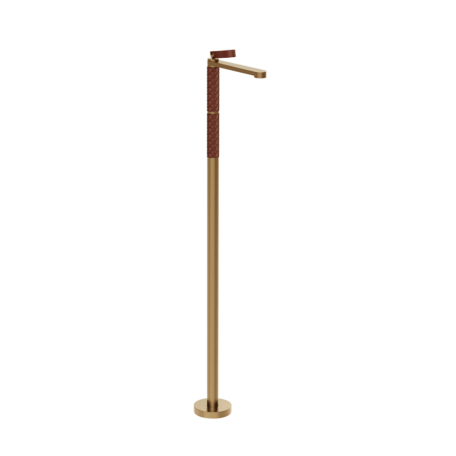 Gessi Washbasin Mixer 78495 in Red Cherry/Warm Bronze Br. Pvd